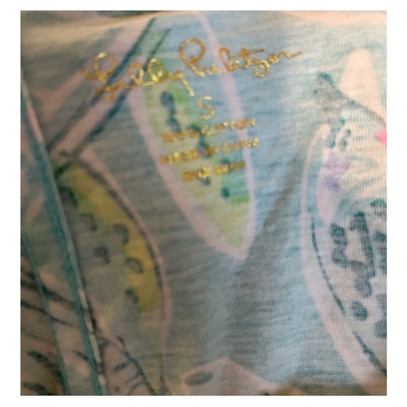 EUC Lilly Pulitzer Beacon Dress Bali Blue Sway This Way Size Small NWT - Picture 6 of 9